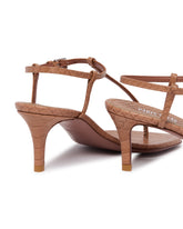 Beige Thong Heel Sandals | PDP | Antonia