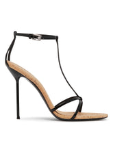 Black T-Strap Sandals | PDP | Antonia