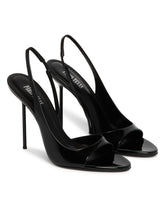 Black Leather Slingback | PDP | Antonia