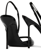 Black Leather Slingback | PDP | Antonia