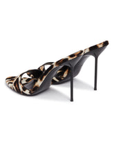 Beige Lidia Animalier Mules | PDP | Antonia