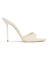White Lidia Leather Mules | PDP | Antonia