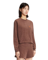 Brown Terry Sweatshirt | PDP | Antonia