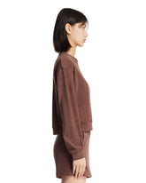Brown Terry Sweatshirt | PDP | Antonia
