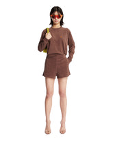 Brown Terry Shorts | PDP | Antonia