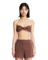 Brown Terry Bandeau Top - WELCOME PROMO (auto excl.) | PLP | Antonia