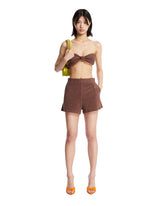Brown Terry Bandeau Top - WELCOME PROMO (auto excl.) | PLP | Antonia