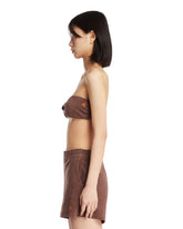 Brown Terry Bandeau Top | PDP | Antonia