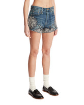 X-Boyfriend Shorts Applique Blu | PDP | Antonia