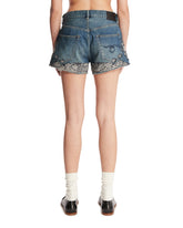 X-Boyfriend Shorts Applique Blu | PDP | Antonia