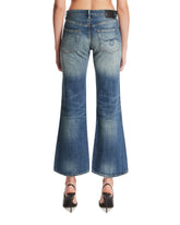 Blue Joan Cropped Flare Jeans | PDP | Antonia