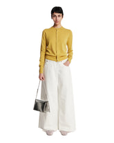 White Nico Wrap Wide-Leg Jeans | PDP | Antonia