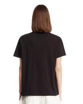 Black Cotton T-Shirt With Logo | PDP | Antonia