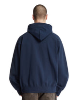 Sacai x Carhartt WIP Blue Cotton Jersey Hoodie | PDP | Antonia