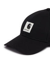Sacai x Carhartt WIP Black Logo Cap | PDP | Antonia