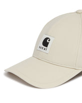 Sacai x Carhartt WIP White Logo Cap | PDP | Antonia