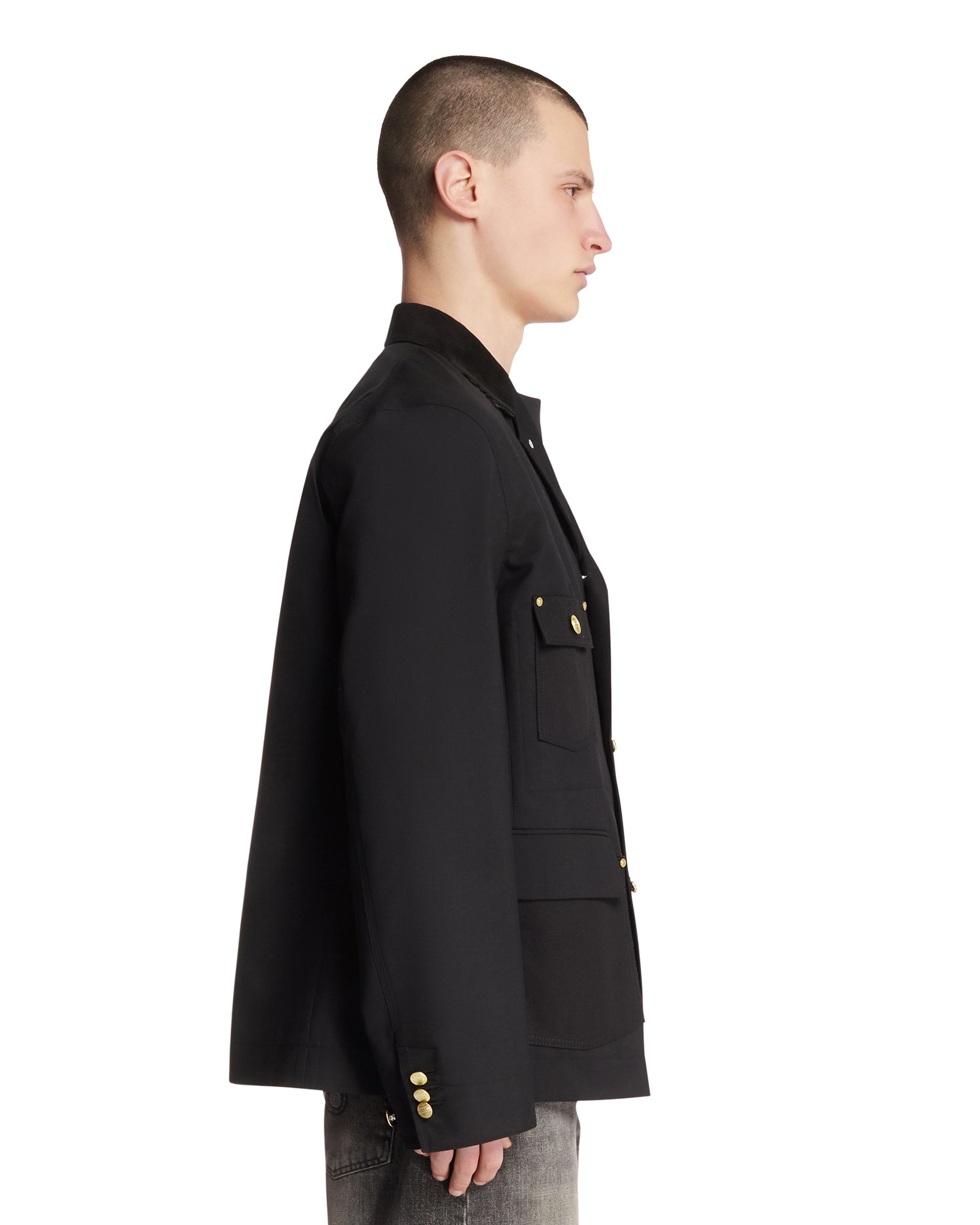 Sacai x Carhartt WIP Black Suiting Duck Jacket | SACAI - Antonia