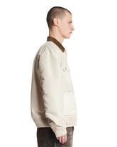 Sacai x Carhartt WIP Beige Nylon Twill x Duck Blouson | PDP | Antonia