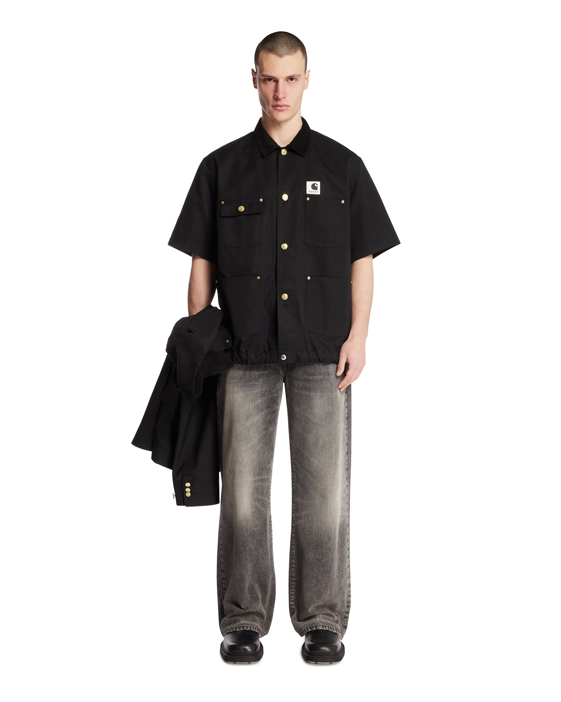 Sacai x Carhartt WIP Black Duck Shirt | SACAI - Antonia