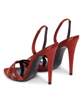 Sandali Kate in Satin Rossi | PDP | Antonia