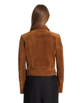 Brown Vintage Suede Tailored Jacket | PDP | Antonia
