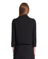 Blue Short Button Jacket | PDP | Antonia