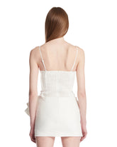 Top Con Rouches Bianco | PDP | Antonia