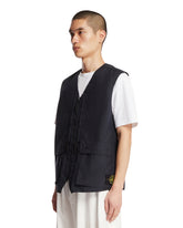 Blue Multi-Pocket Gilet | PDP | Antonia