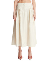 Ivory Agat Skirt - STUDIO NICHOLSON WOMEN | PLP | Antonia