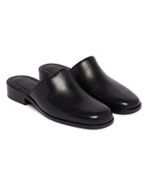 Black Barlow Slip-on Loafers - Women's mules | PLP | Antonia