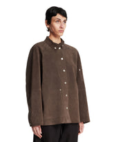 Brown Dash Suede Jacket | PDP | Antonia