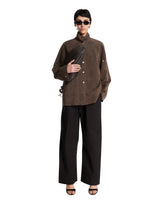 Brown Dash Suede Jacket - STUDIO NICHOLSON WOMEN | PLP | Antonia