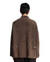 Brown Dash Suede Jacket | PDP | Antonia