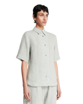 Light Blue Estes Short-Sleeve Shirt | PDP | Antonia