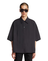 Blue Viscose and Linen Shirt - Men's shirts | PLP | Antonia