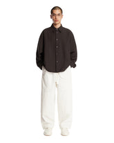 Overshirt In Lino E Lana Marrone - NUOVI ARRIVI ABBIGLIAMENTO UOMO | PLP | Antonia