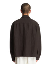 Overshirt In Lino E Lana Marrone | PDP | Antonia