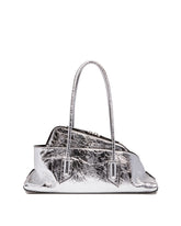 Silver Small La Passeggiata Leather Bag - Women's handbags | PLP | Antonia