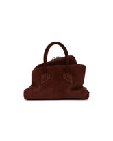 Brown La Passeggiata Mini Suede Bag | PDP | Antonia