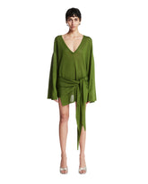 Mini Abito In Viscosa Verde - ABITI DONNA | PLP | Antonia