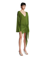 Mini Abito In Viscosa Verde | PDP | Antonia