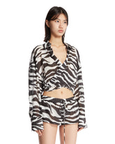 Zebra Cropped Top | PDP | Antonia