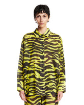 Yellow and Black Zebra-Print Shirt - Women's shirts | PLP | Antonia