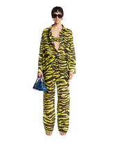Yellow and Black Zebra-Print Shirt - Women's shirts | PLP | Antonia