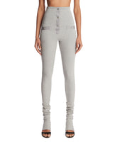 Gray Ribbed Leggings - Women's clothing | PLP | Antonia