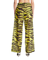 Black and Yellow Zebra-Print Pants | PDP | Antonia