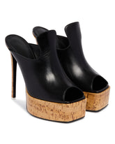 Black Irmelin Leather Mules | PDP | Antonia