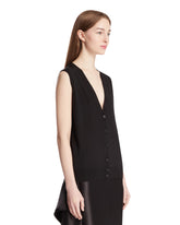 Black Neel Cashmere Vest | PDP | Antonia
