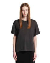 T-Shirt In Cashmere Grigia - the row donna | PLP | Antonia