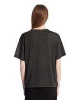 Gray Cashmere T-Shirt | PDP | Antonia